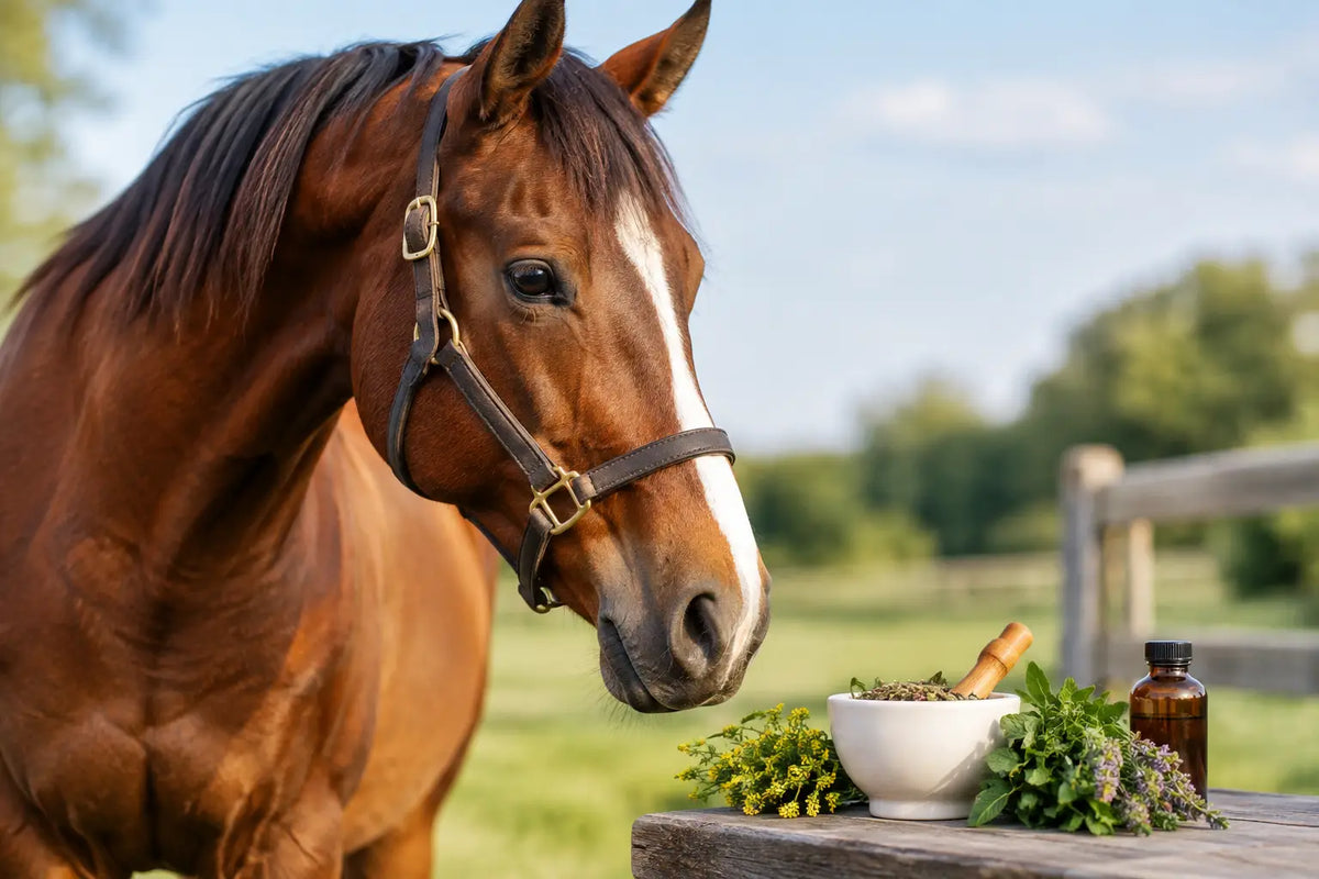Apoyo renal natural para caballos con criterio