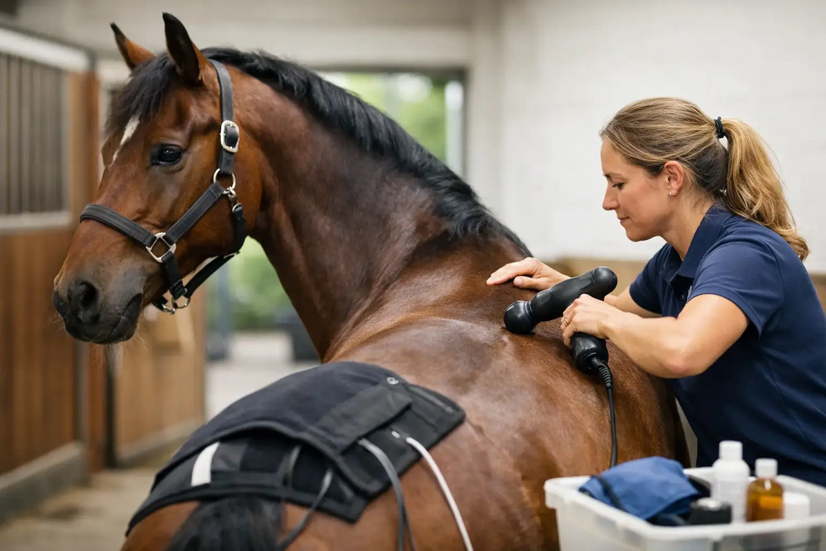 Cómo apoyar la recuperación muscular equina