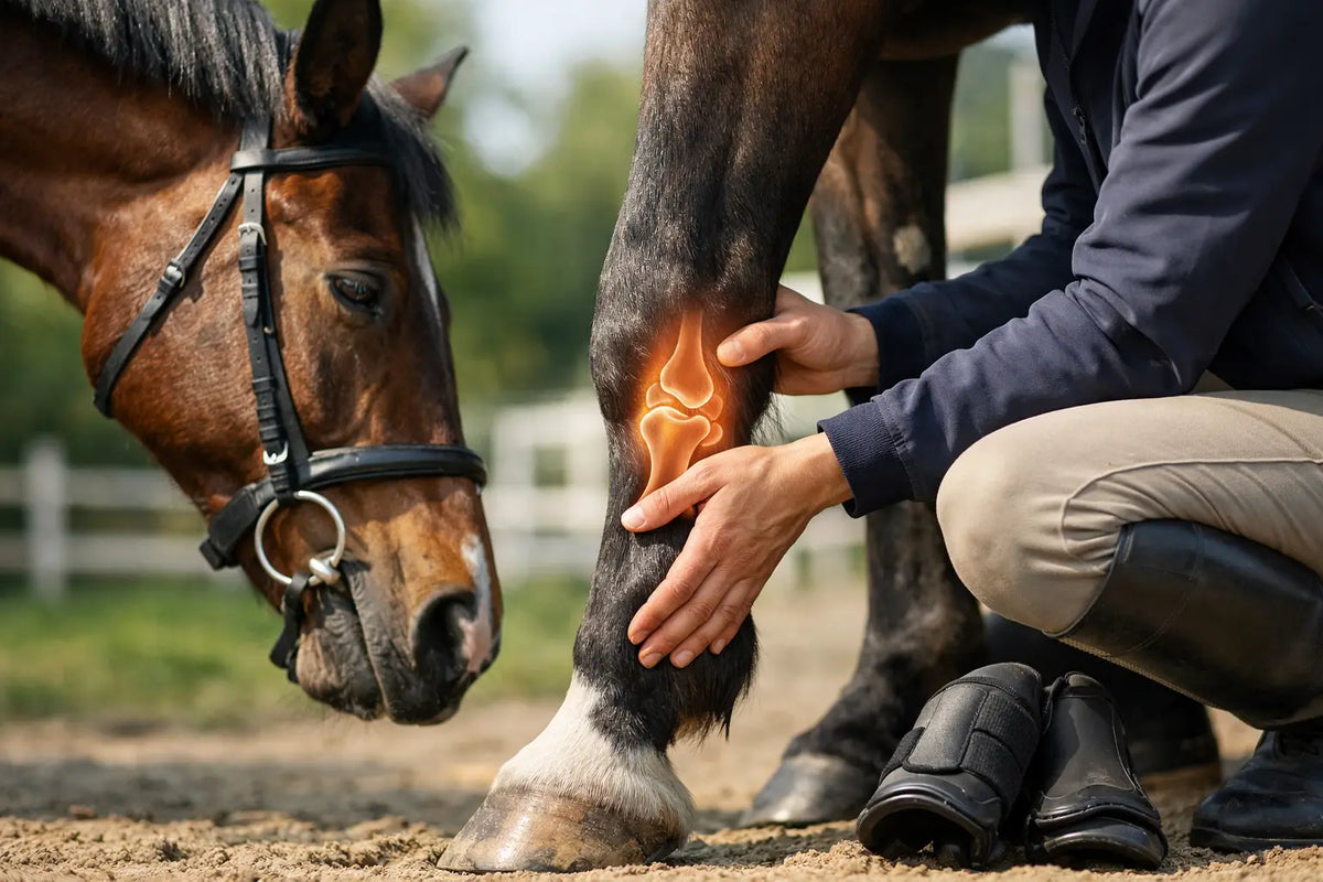 Cómo apoyar articulaciones del caballo bien