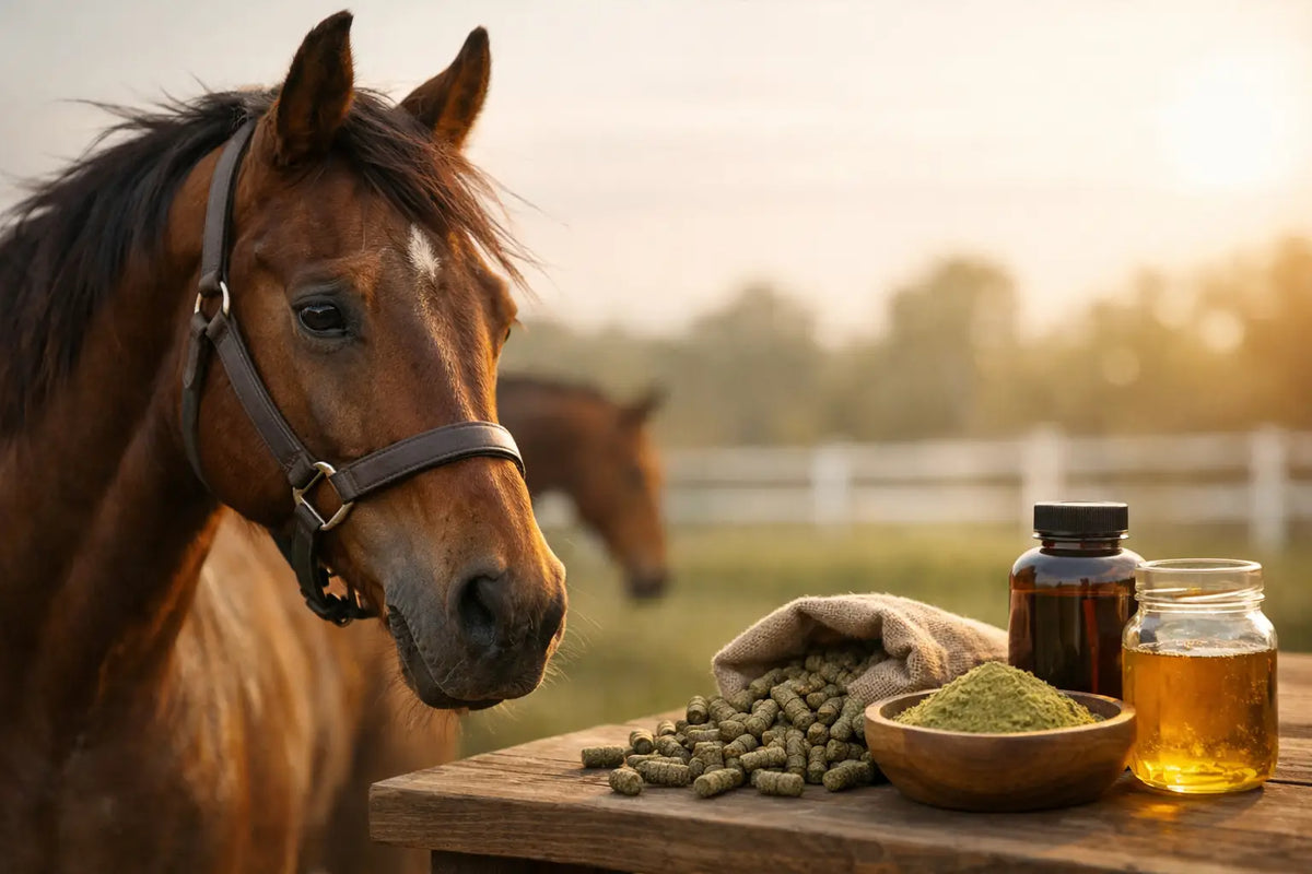 Suplemento natural para caballos estresados