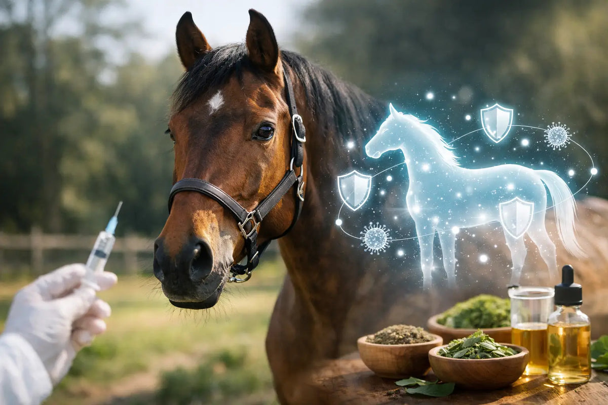 Cómo fortalecer el sistema inmune del caballo