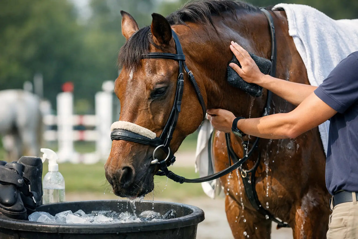 Recuperación del caballo tras competición
