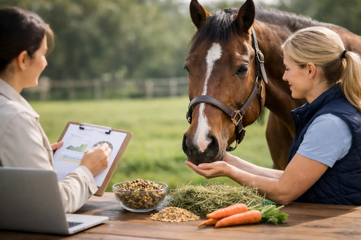 Asesoramiento nutricional para caballos