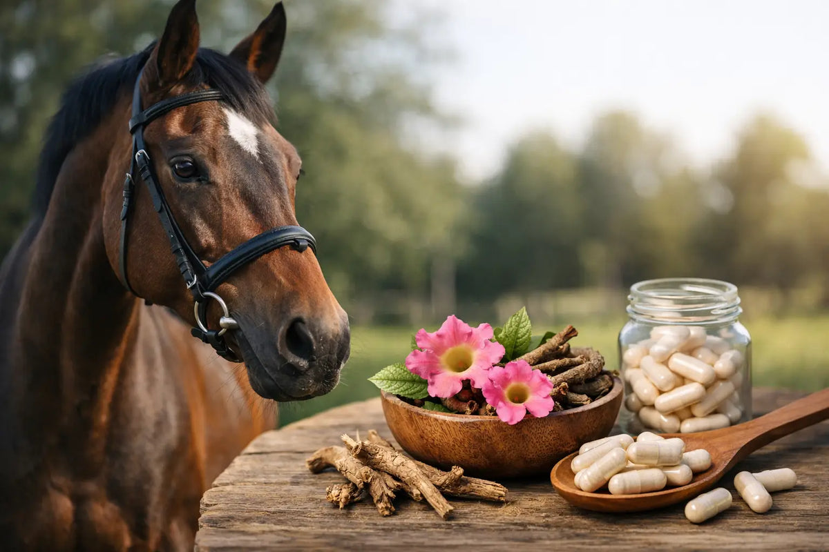 ¿Harpagofito y glucosamina para tu caballo?