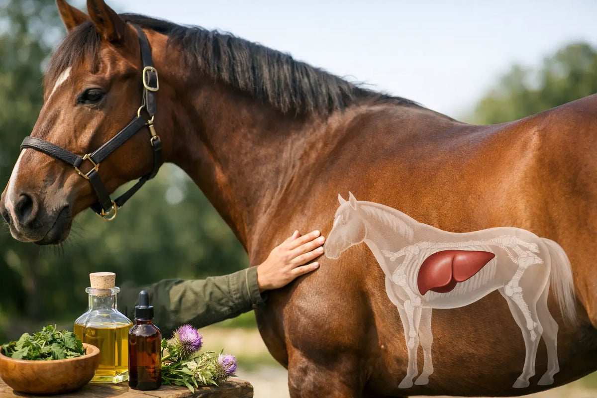 Cómo apoyar el hígado del caballo