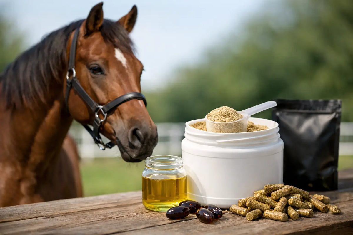 Suplemento para metabolismo del caballo