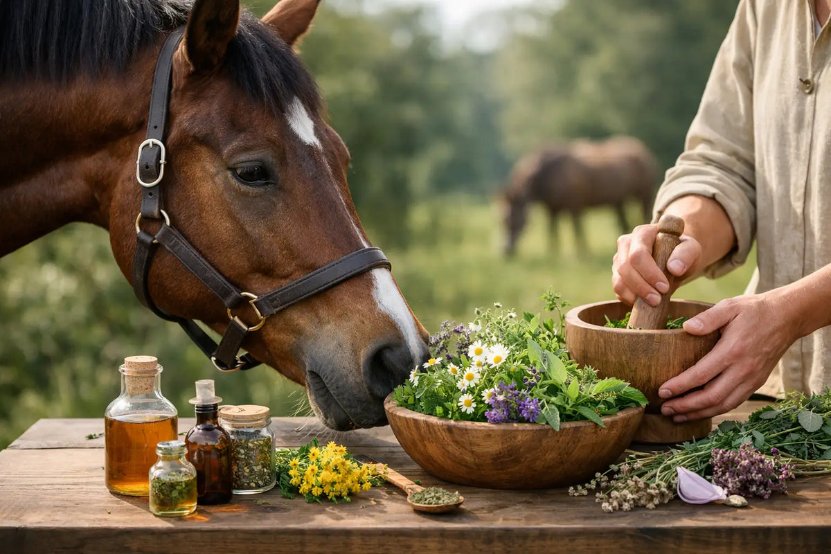 Guía de fitoterapia equina natural y segura