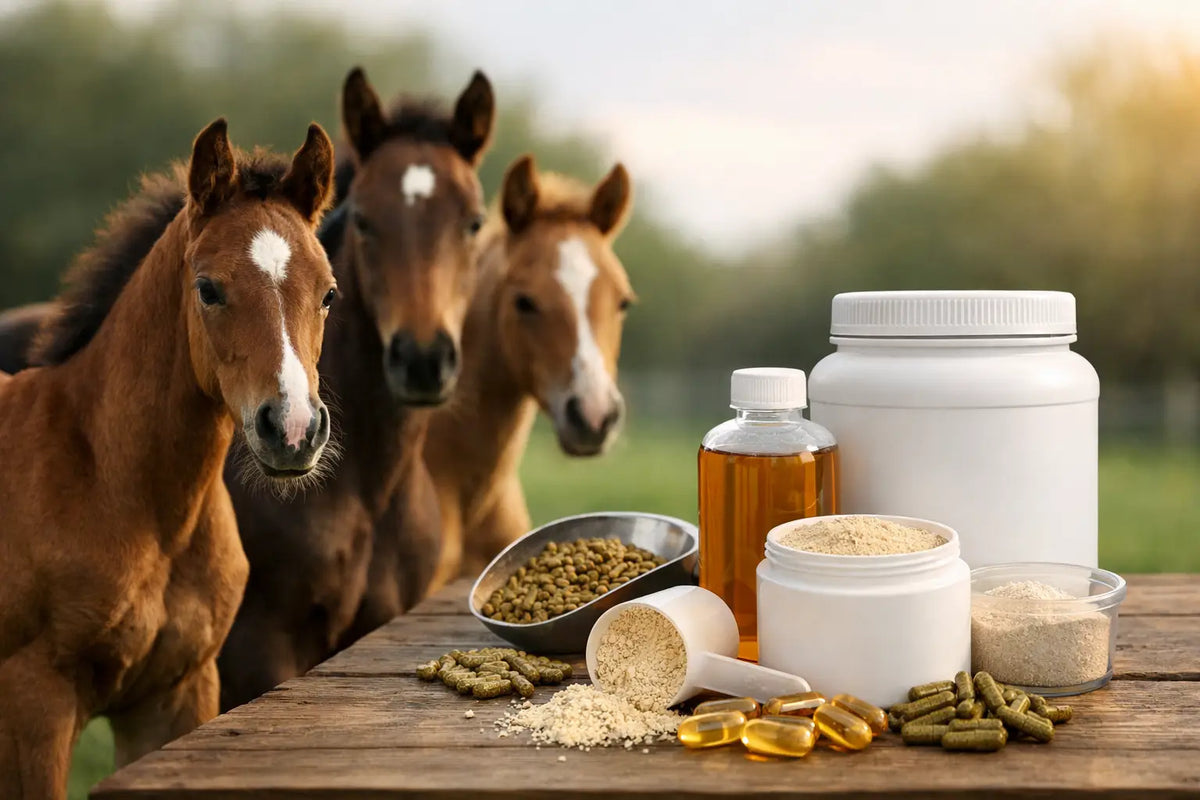 Suplementos para potros: crecimiento sano y seguro