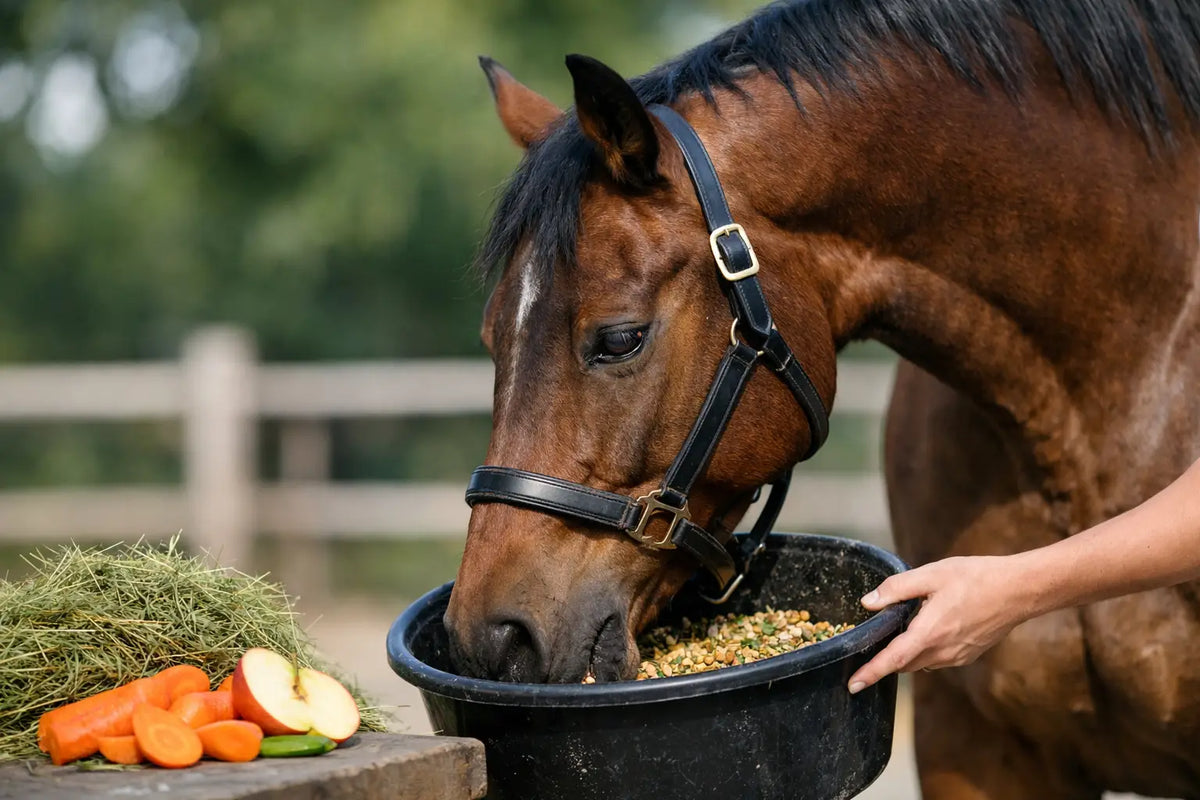 Cómo mejorar apetito en caballos delicados